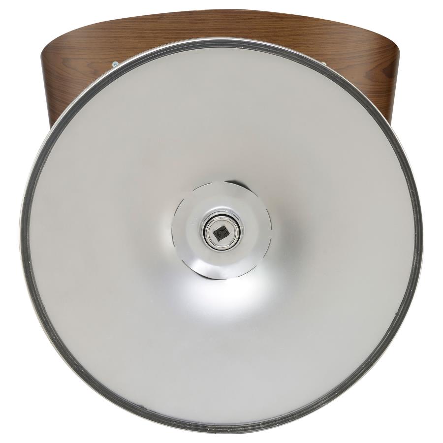 Dana Adjustable Bar Stool Ecru and Chrome - 104966