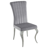 Betty Velvet Upholstered Dining Side Chair Grey (Set of 4) - 105073