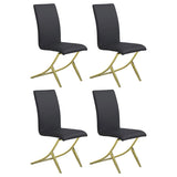Carmelia Upholstered Dining Side Chair Black (Set of 4) - 105172