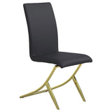 Carmelia Upholstered Dining Side Chair Black (Set of 4) - 105172