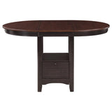 Lavon 5-piece Oval Counter Height Dining Set Light Chestnut - 105278-S5