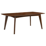 Malone 7-piece Rectangular Dining Table Set Dark Walnut - 105351-S7