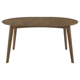 Jedda 5-piece Oval Dining Table Set Dark Walnut - 105361-S5