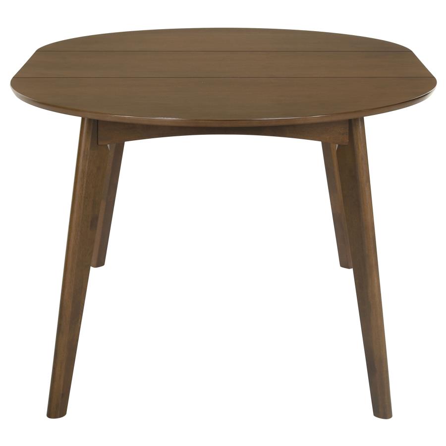 Jedda 5-piece Oval Dining Table Set Dark Walnut - 105361-S5