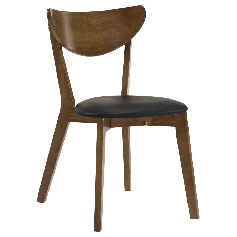 Jedda Wood Dining Side Chair Dark Walnut (Set of 2) - 105362