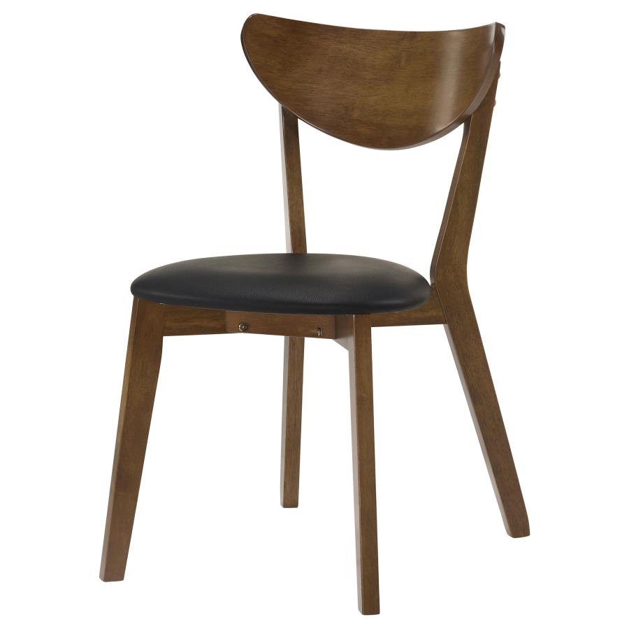 Jedda Wood Dining Side Chair Dark Walnut (Set of 2) - 105362