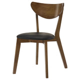 Jedda Wood Dining Side Chair Dark Walnut (Set of 2) - 105362