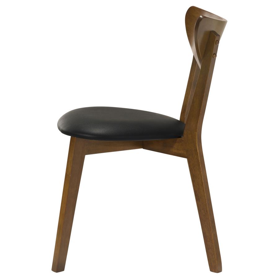 Jedda Wood Dining Side Chair Dark Walnut (Set of 2) - 105362