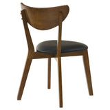 Jedda Wood Dining Side Chair Dark Walnut (Set of 2) - 105362