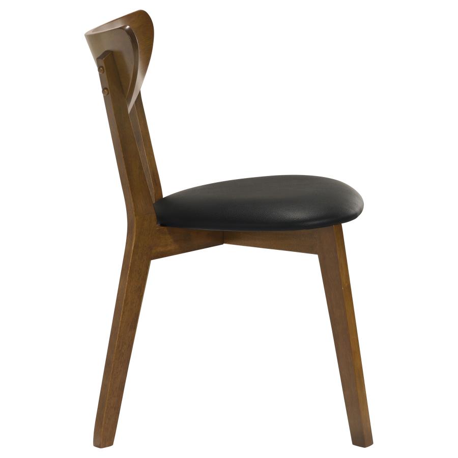 Jedda Wood Dining Side Chair Dark Walnut (Set of 2) - 105362
