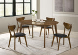 Jedda Wood Dining Side Chair Dark Walnut (Set of 2) - 105362