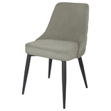 Cosmo Upholstered Dining Side Chair Light Grey (Set of 2) - 106044