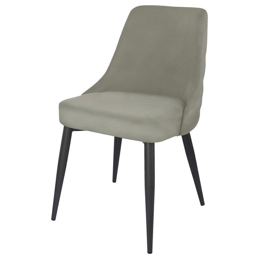 Cosmo Upholstered Dining Side Chair Light Grey (Set of 2) - 106044