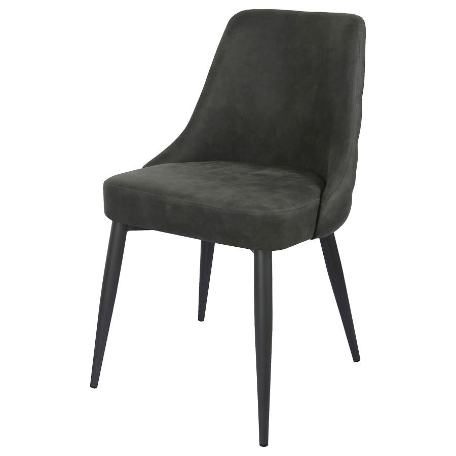 Cosmo Upholstered Dining Side Chair Grey (Set of 2) - 106046