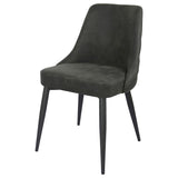 Cosmo Upholstered Dining Side Chair Grey (Set of 2) - 106046