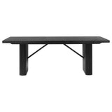 Catherine Rectangular 84-inch Wood Dining Table Black - 106251