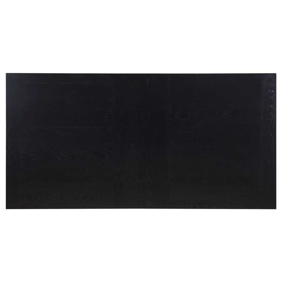 Catherine Rectangular 84-inch Wood Dining Table Black - 106251