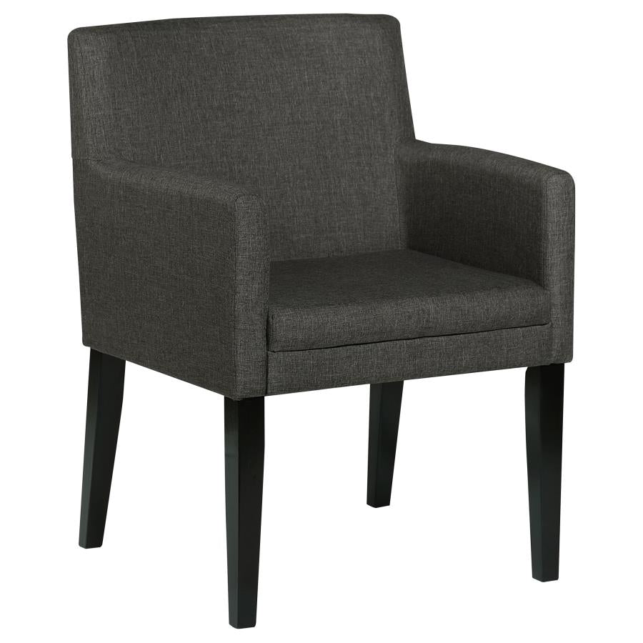 Catherine Upholstered Dining Arm Chair Grey (Set of 2) - 106252