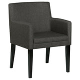 Catherine Upholstered Dining Arm Chair Grey (Set of 2) - 106252