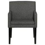 Catherine Upholstered Dining Arm Chair Grey (Set of 2) - 106252
