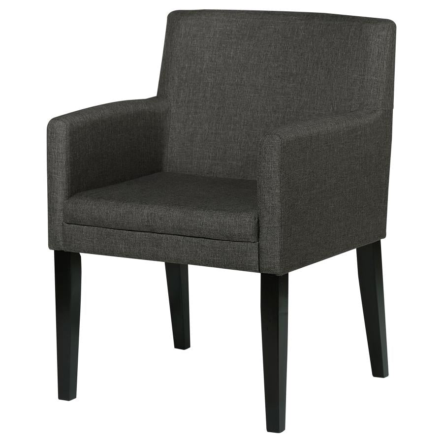Catherine Upholstered Dining Arm Chair Grey (Set of 2) - 106252