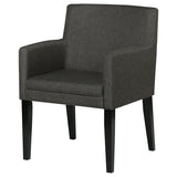 Catherine Upholstered Dining Arm Chair Grey (Set of 2) - 106252