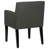 Catherine Upholstered Dining Arm Chair Grey (Set of 2) - 106252