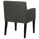 Catherine Upholstered Dining Arm Chair Grey (Set of 2) - 106252