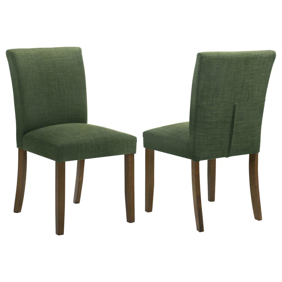 Cantley Upholstered Dining Side Chair Green (Set of 2) - 106378