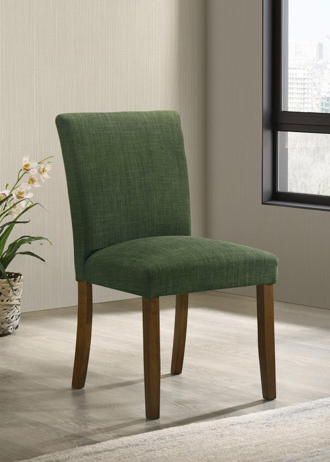 Cantley Upholstered Dining Side Chair Green (Set of 2) - 106378