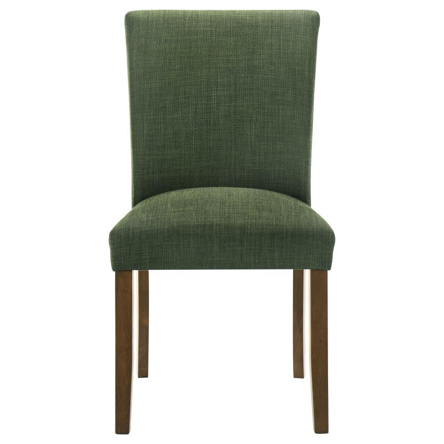 Cantley Upholstered Dining Side Chair Green (Set of 2) - 106378