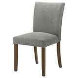 Cantley Upholstered Dining Side Chair Grey (Set of 2) - 106379