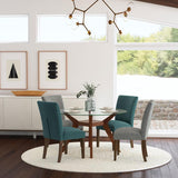 Cantley Upholstered Dining Side Chair Grey (Set of 2) - 106379