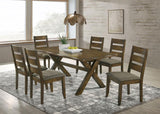 Alston 7-piece Rectangular Dining Table Set Knotty Nutmeg - 106381-S7