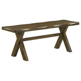 Alston 47-inch Solid Wood Dining Bench Knotty Nutmeg - 106383