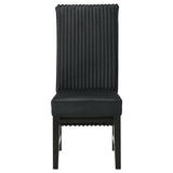 Barrand Upholstered Dining Side Chair Black (Set of 2) - 106387