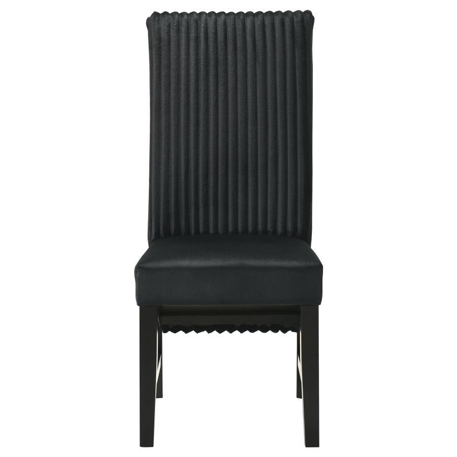 Barrand Upholstered Dining Side Chair Black (Set of 2) - 106387
