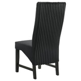 Barrand Upholstered Dining Side Chair Black (Set of 2) - 106387