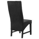 Barrand Upholstered Dining Side Chair Black (Set of 2) - 106387