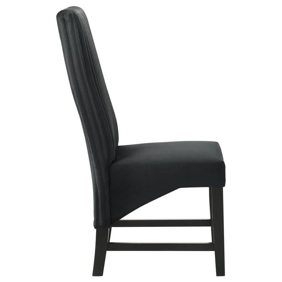 Barrand Upholstered Dining Side Chair Black (Set of 2) - 106387