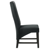 Barrand Upholstered Dining Side Chair Black (Set of 2) - 106387
