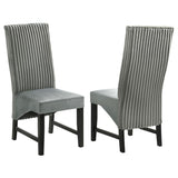 Barrand Upholstered Dining Side Chair Grey (Set of 2) - 106389