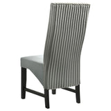 Barrand Upholstered Dining Side Chair Grey (Set of 2) - 106389