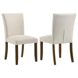 Cantley Upholstered Dining Side Chair Beige (Set of 2) - 106412