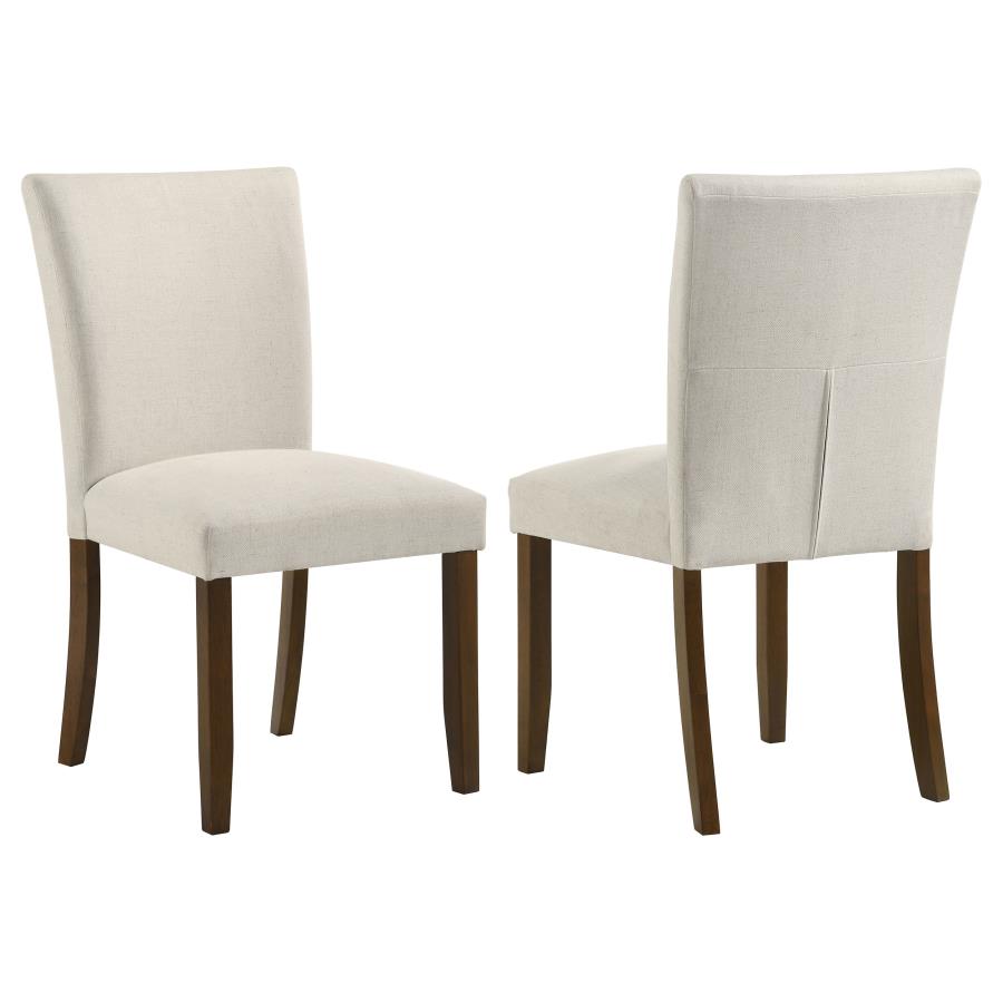Cantley Upholstered Dining Side Chair Beige (Set of 2) - 106412