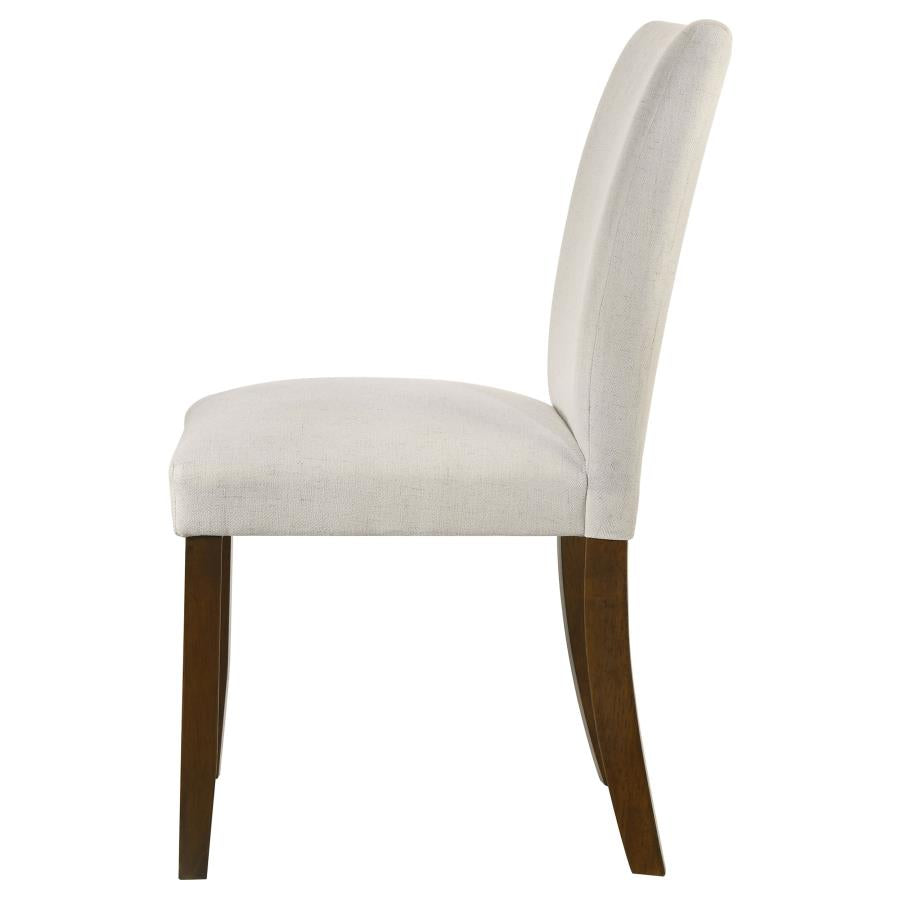 Cantley Upholstered Dining Side Chair Beige (Set of 2) - 106412