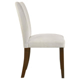Cantley Upholstered Dining Side Chair Beige (Set of 2) - 106412