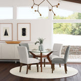 Cantley Upholstered Dining Side Chair Beige (Set of 2) - 106412