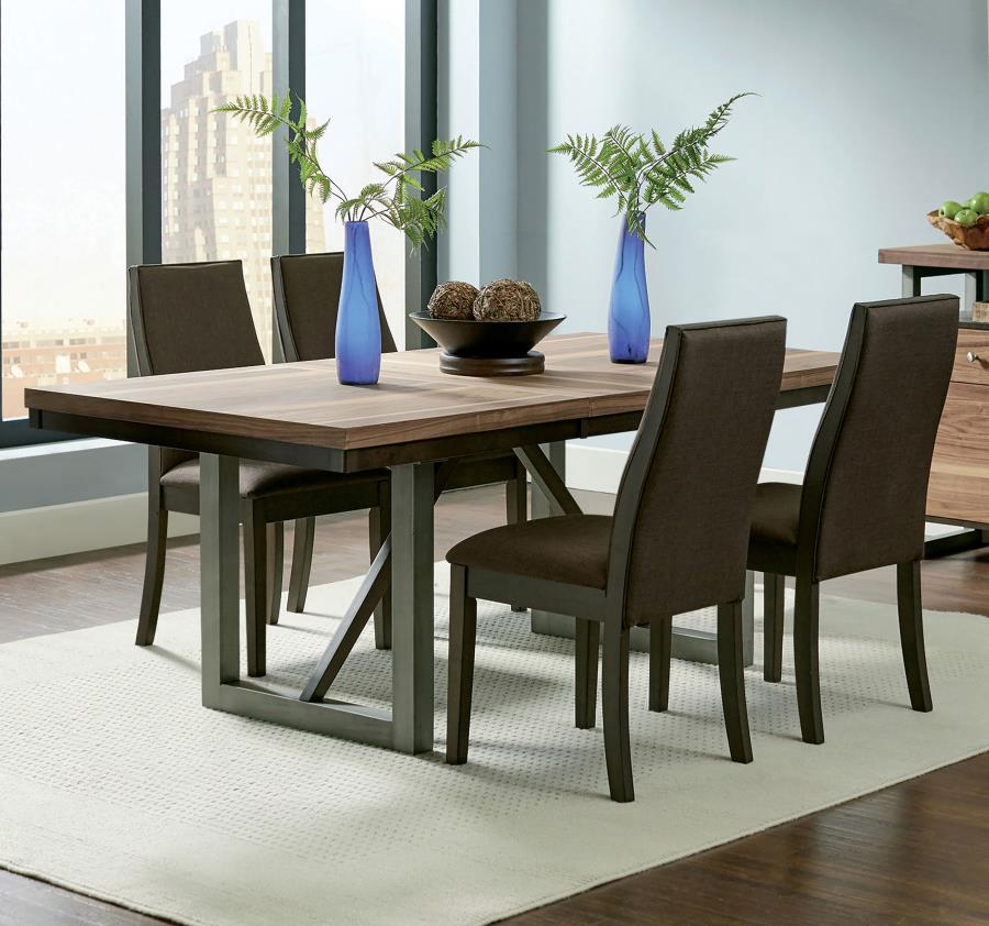 Spring Creek 5-piece Rectangular Dining Table Set Chocolate - 106581-S5