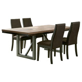 Spring Creek 5-piece Rectangular Dining Table Set Chocolate - 106581-S5